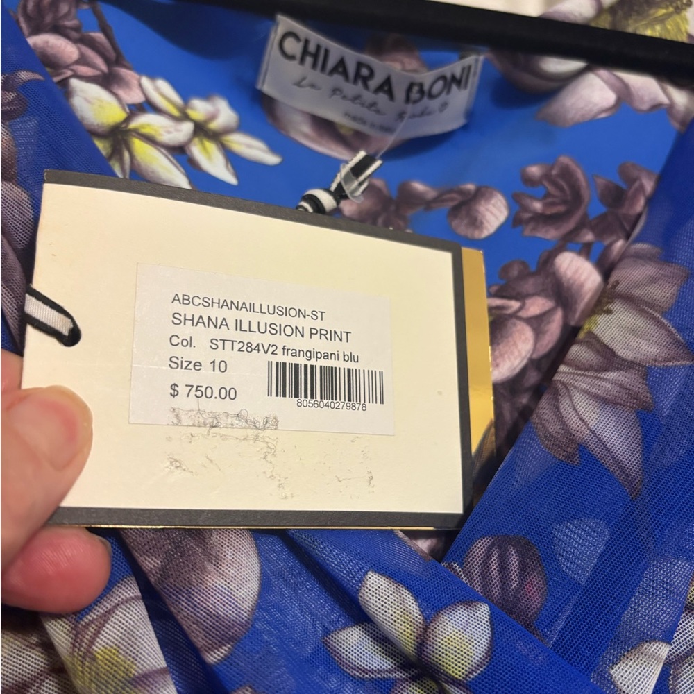 Chiara Boni La Petite Robe. Shana Illusion dress. U.S. 10. IT46. NWT - Picture 3 of 14